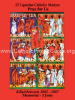 Ugandan Martyrs Holy Card